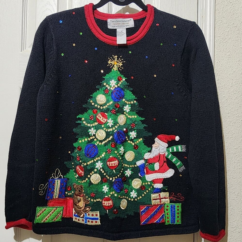 Tiara International Christmas Collection Sweater